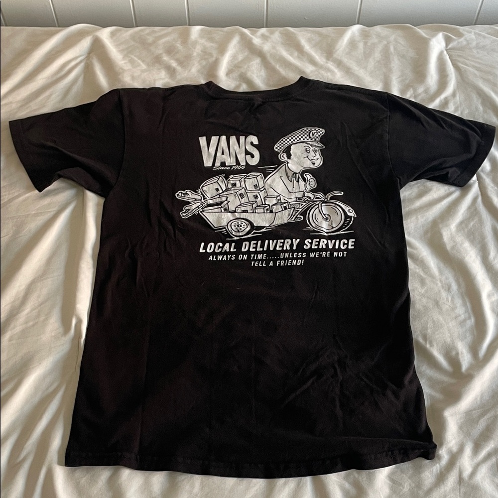 Vans Black Local Delivery Graphic Tee